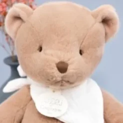 Fashion L'Ours Doudou® - Ours en peluche marron clair - 25 cm Happy Doudou|Ours