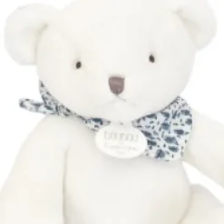 New L'Ours Doudou® - Ours en peluche blanc - 25 cm Cadeaux Naissance|Ours