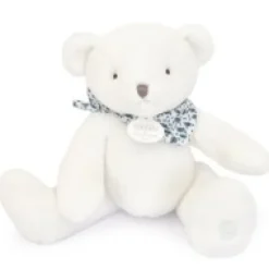 New L'Ours Doudou® - Ours en peluche blanc - 25 cm Cadeaux Naissance|Ours