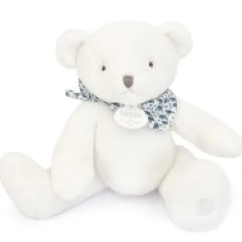 New L'Ours Doudou® - Ours en peluche blanc - 25 cm Cadeaux Naissance|Ours