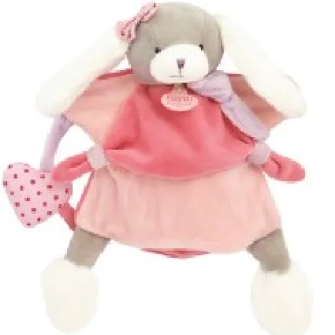 Online Marionnette à main Chien Toopi girl rose - 28 cm Les Marionnettes|Marionnettes