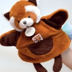 Online Marionnette à main Panda roux - 25 cm - Unicef Les Marionnettes|Collection Unicef