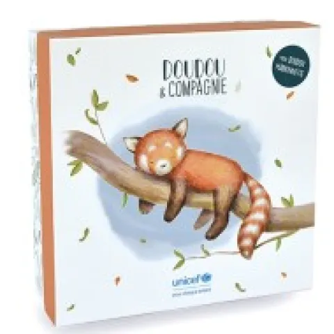 Online Marionnette à main Panda roux - 25 cm - Unicef Les Marionnettes|Collection Unicef