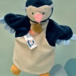 Discount Marionnette à Main Pingouin - 25 cm Les Prix Doux|Les Marionnettes