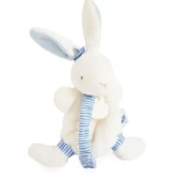 Discount Mini doudou attache sucette lapin matelot bleu - 15 cm Cadeau À Moins De 20€|Cadeaux Naissance