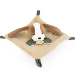 Discount Mini Doudou chien plat marron et beige - 19 cm Les Prix Doux|Rikikis & Méli Mélo