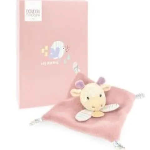 New Mini Doudou girafe rose - 19 cm Les Prix Doux|Rikikis & Méli Mélo