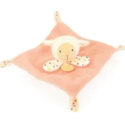 New Mini Doudou mouton plat orange - 19 cm Les Prix Doux|Rikikis & Méli Mélo