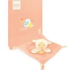New Mini Doudou mouton plat orange - 19 cm Les Prix Doux|Rikikis & Méli Mélo