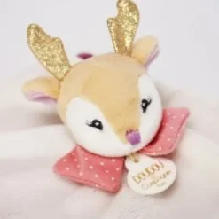 Best Mini doudou renne beige - 20 cm Les Coffrets À Offrir|Rikikis & Méli Mélo