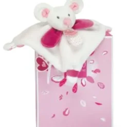 New Mini doudou Souris rose - 20 cm Les Prix Doux|Rikikis & Méli Mélo