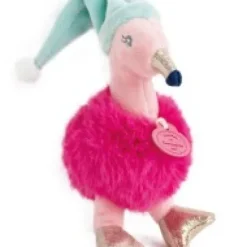 Clearance Mini peluche boule Flamant Rose -  Minizoo - 15 cm Les Prix Doux