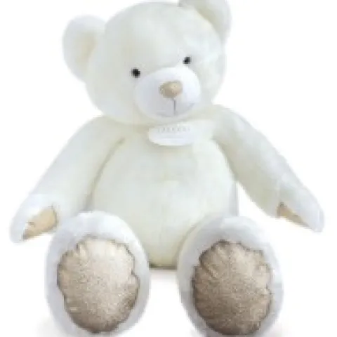 Sale Ours en peluche Géant Collection - Blanc Poudré -120 cm Les Prix Doux|Ours Collection