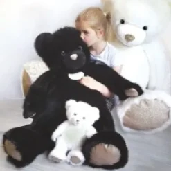 Sale Ours en peluche Géant Collection - Blanc Poudré -120 cm Les Prix Doux|Ours Collection