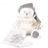 Sale Ours en peluche Gris attache-sucette - 20 cm - Collection Anniversaire Doudou® Anniversaire|Ours