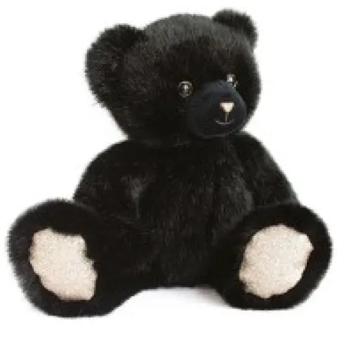 Fashion Ours en peluche noir smocky - Collection - 37 cm Ours Collection|Ours