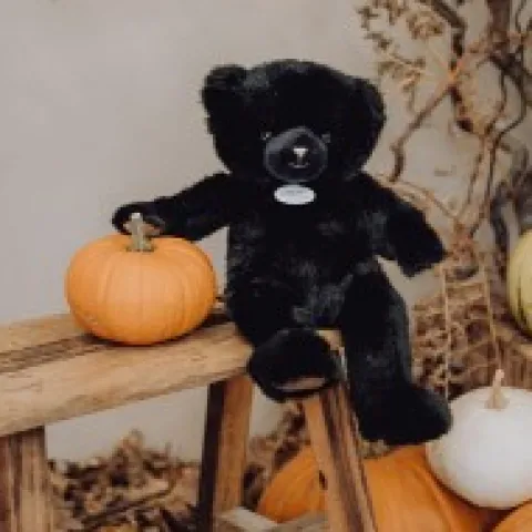 Fashion Ours en peluche noir smocky - Collection - 37 cm Ours Collection|Ours