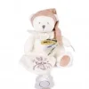 Online Ours en peluche Rose attache-sucette - 20 cm - Collection Anniversaire Doudou® Anniversaire|Ours