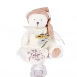 Online Ours en peluche Rose attache-sucette - 20 cm - Collection Anniversaire Doudou® Anniversaire|Ours