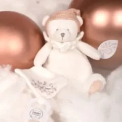 Online Ours en peluche Rose attache-sucette - 20 cm - Collection Anniversaire Doudou® Anniversaire|Ours