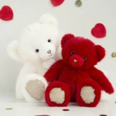 Outlet Ours en peluche rouge baiser- Collection - 30 cm Ours Collection|Ours