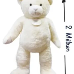 Outlet Ours Geant blanc poudré Collection XXXXL 200 cm Ours Collection|Ours