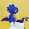 Sale Peluche de dinosaure bleu avec doudou -  Sashou - 25 cm Les Prix Doux|Calinosaure