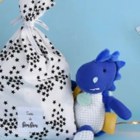 Sale Peluche de dinosaure bleu avec doudou - Sashou - 25 cm Les Prix Doux|Calinosaure