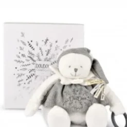 Clearance Peluche eveil Bébé Ours Gris - 30 cm - Collection Anniversaire Doudou® Anniversaire|Ours