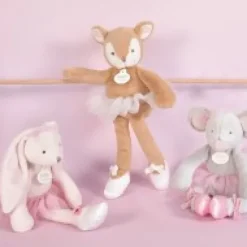 Outlet Peluche faon Ballerine beige - 30 cm Cerf|Peluches