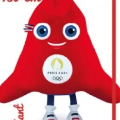 Best Peluche géante Mascotte Officielle Jeux Olympiques Paris 2024 - 150 cm Mascotte Jo|Peluches Géantes