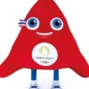 Outlet Peluche Géante Mascotte Officielle Jeux Olympiques Paris 2024 - 80 cm Mascotte Jo|Mascotte Jo