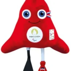 Outlet Peluche géante Mascotte Officielle Jeux Paralympiques Paris 2024 - 130 cm - Fabriquée en France Mascotte Jo|Mascotte Jo