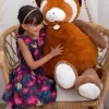 Online Peluche geante panda roux - 100 cm Les Peluches Géantes|Peluches Géantes