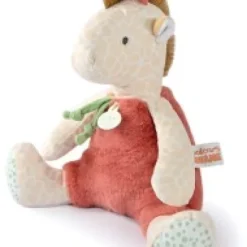 New Peluche girafe beige et orange - 30 cm Cadeaux Naissance|Les Prix Doux