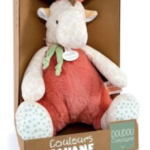 New Peluche girafe beige et orange - 30 cm Cadeaux Naissance|Les Prix Doux