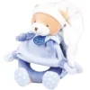 Discount Peluche hochet ours Petit chou - Bleu - 19 cm Cerise Et Petit Chou|Hochets Et Pantins D'activités