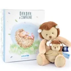 Hot Peluche Hérisson avec bébé - 25 cm - Unicef Collection Unicef|Hérisson