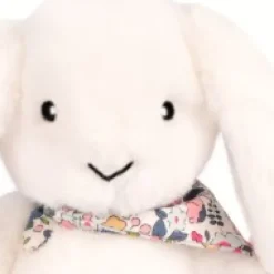 Sale Peluche lapin Blanc 35 cm - Lapin Fleurette Lapin Fleurette|Lapin