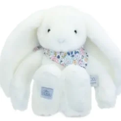 Sale Peluche lapin Blanc 35 cm - Lapin Fleurette Lapin Fleurette|Lapin