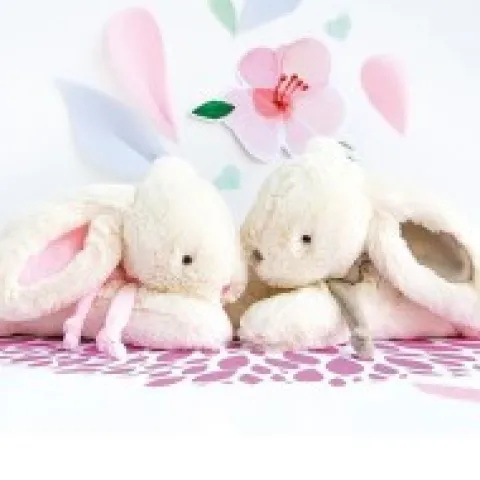 Fashion Peluche Lapin Bonbon Taupe - 30 cm Lapin Bonbon|Lapin