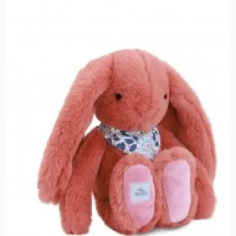Fashion Peluche lapin orange 25 cm - Lapin Fleurette Lapin Fleurette|Lapin