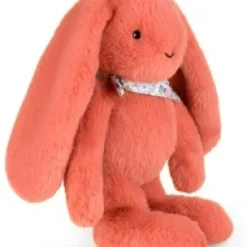 Discount Peluche lapin Orange Terracotta 35 cm - Lapin Fleurette Lapin Fleurette|Lapin