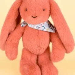 Discount Peluche lapin Orange Terracotta 35 cm - Lapin Fleurette Lapin Fleurette|Lapin