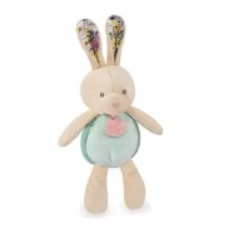 Hot Peluche lapin pop-up - Vert amande et corail Cadeau À Moins De 20€|Les Petits Futés