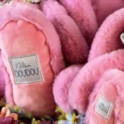 Hot Peluche lapin Rose 35 cm - Lapin Fleurette Lapin Fleurette|Lapin