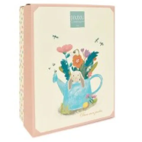 New Peluche lapin rose avec doudou - LAPIN CIBOULETTE - 28 cm Dans Mon Jardin|Lapin
