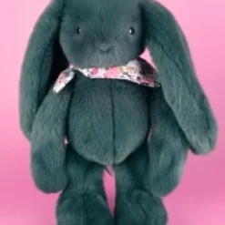 Hot Peluche lapin Vert 35 cm - Lapin Fleurette Lapin Fleurette|Lapin