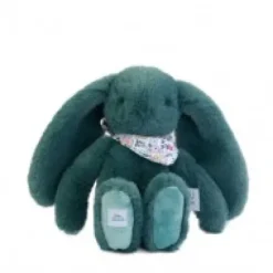 Outlet Peluche lapin vert 25 cm - Lapin Fleurette Lapin Fleurette|Lapin
