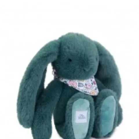 Outlet Peluche lapin vert 25 cm - Lapin Fleurette Lapin Fleurette|Lapin